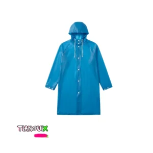 Impermeable Reforzado con Mangas Ajustables y Gorro