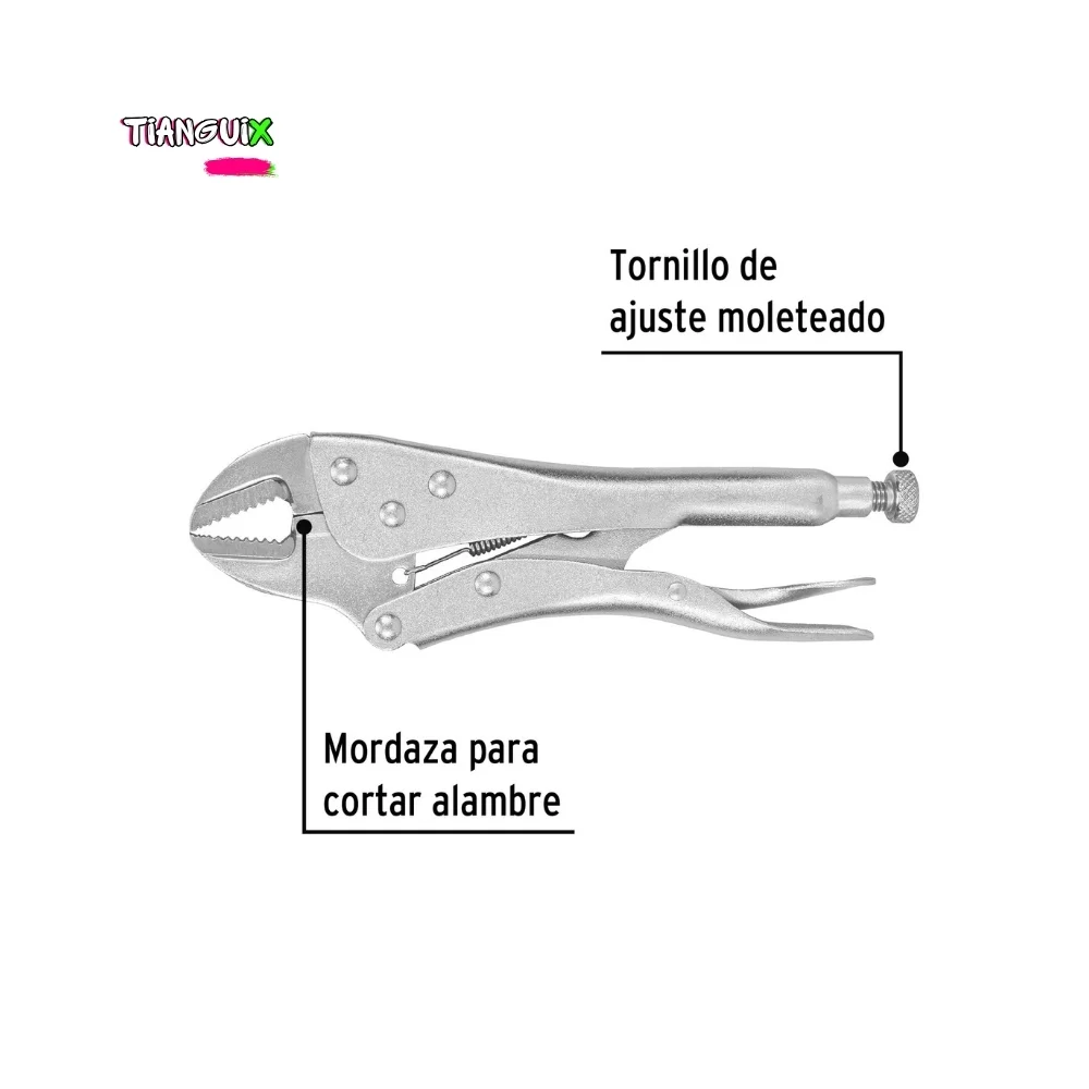 Pinza de Presión de Diez Pulgadas de Acero de Grado Industrial - Imagen 3