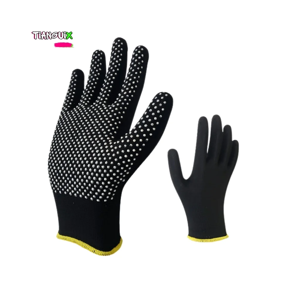 Guante Textil de Algodón con Puntos de PVC Antiderrapantes - Imagen 2