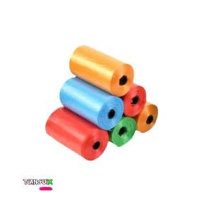 Paquete de Seis Rollos de Bolsas para Desechos de Mascota en Colores