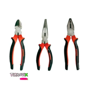 Juego de 3 Pinzas para Electricista de 8 Pulgadas