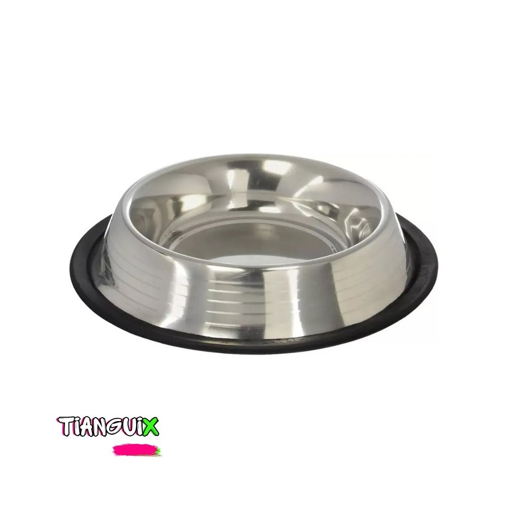 Plato de Acero Inoxidable con Antiderrapante 16 cm - Imagen 2