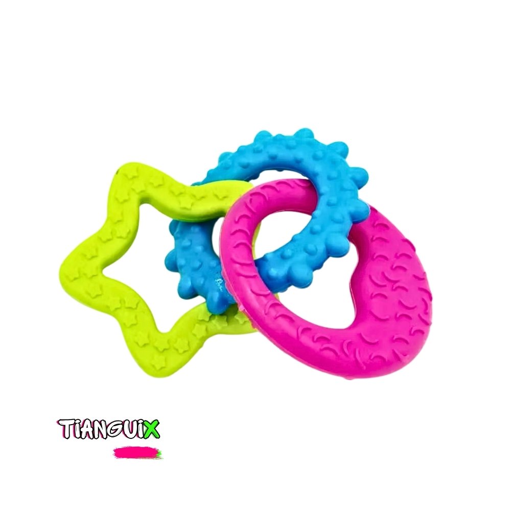 Juguete Mordedera de Caucho Flexible Figuras para Perro
