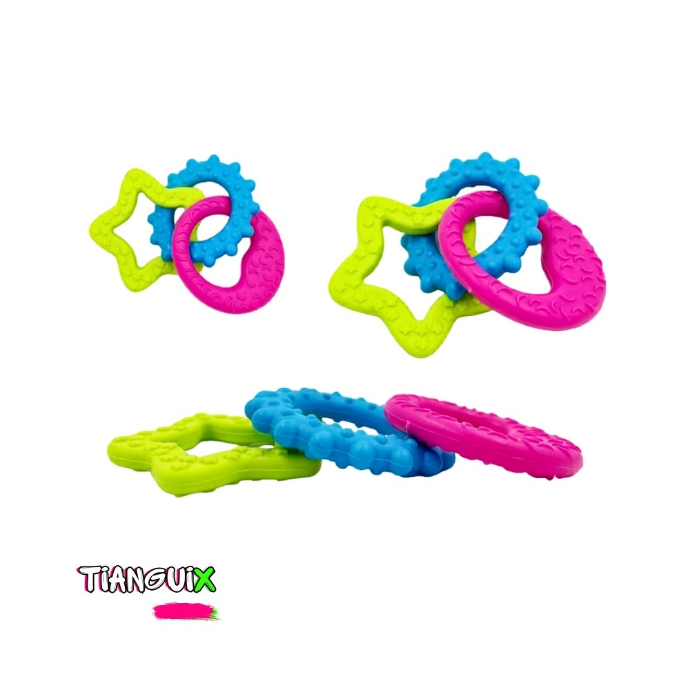 Juguete Mordedera de Caucho Flexible Figuras para Perro - Imagen 3