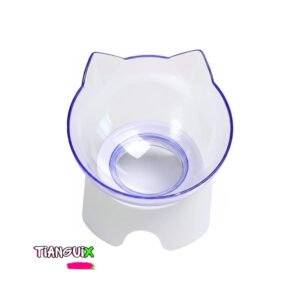 Plato Comedero Elevado Ergonómico para Gato