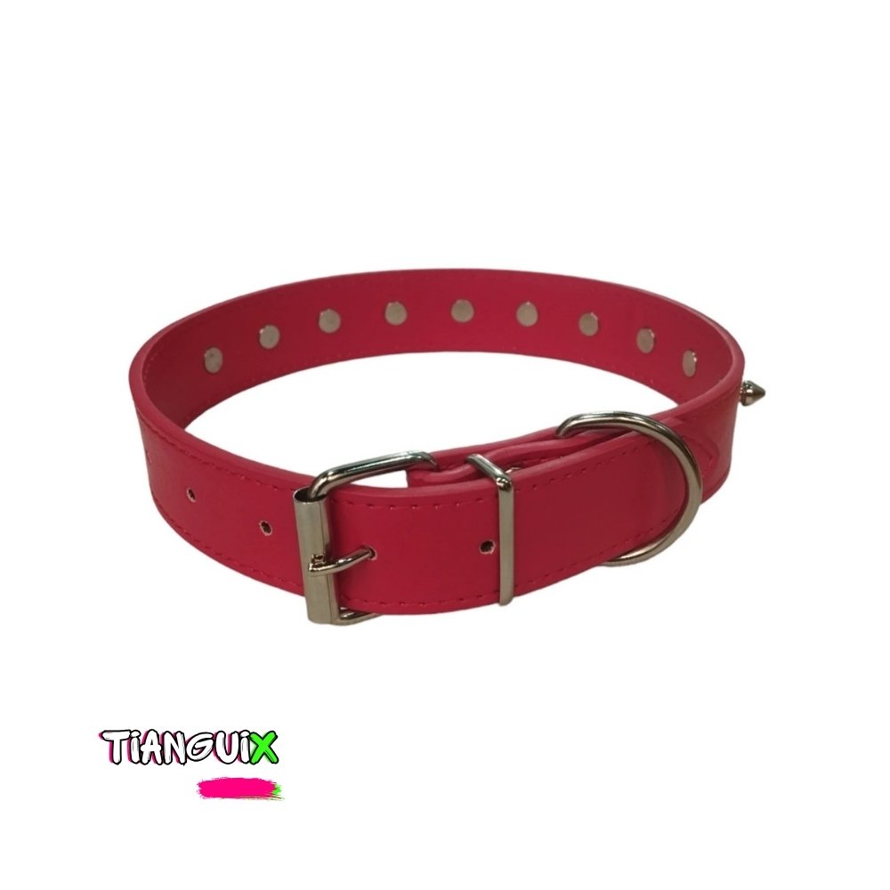 Collar Tacto-Piel con Estoperoles para Perro - Imagen 4