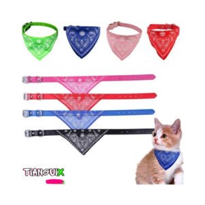 Blíster de 12 Collares Tacto-Piel con Paliacate Tipo Bandana