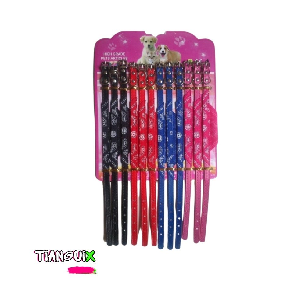 Blíster de 12 Collares Tacto-Piel con Paliacate - Imagen 2