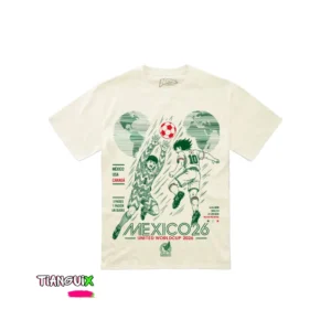 Playera Retro Oliver Atom vs Jorge Campos Mundial México 2026