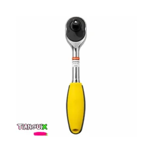 Matraca Doble de 1/2 y 3/8 Pulgadas con Mango Ergonómico