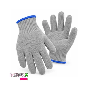Guantes de Algodón Tejido sin Puntos Antiderrapantes