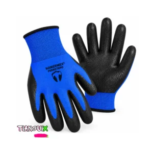 Guantes de Trabajo con Recubrimiento de Nitrilo Azul