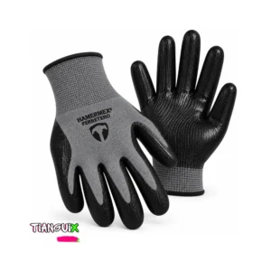 Guantes de Trabajo con Recubrimiento de Nitrilo Gris