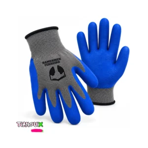 Guantes de Trabajo con Látex Reforzado Azul HD